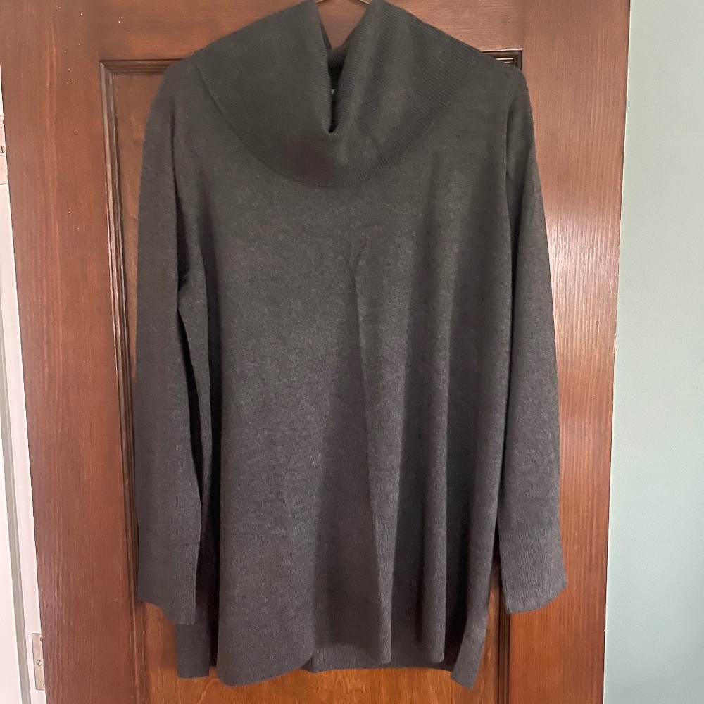 Loft Tunic Cowl Neck Sweater